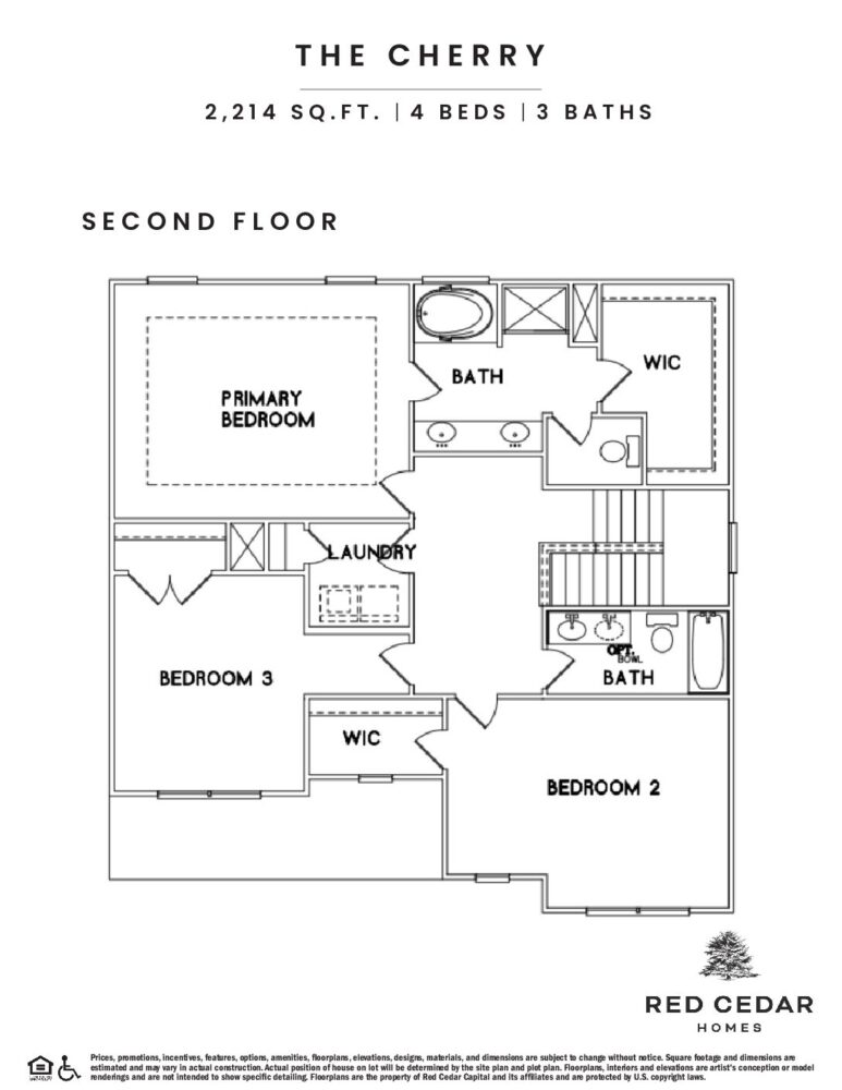 Cherry Floor Plan | Red Cedar Homes