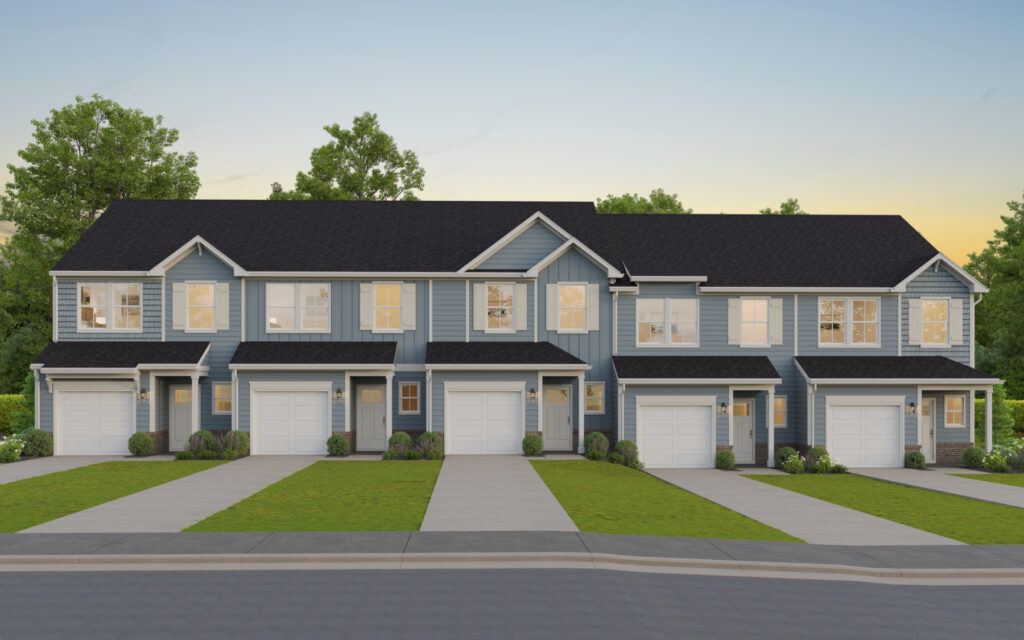 The Charlotte 500, built-to-rent construction Charlotte, Holly Grove townhome development Charlotte