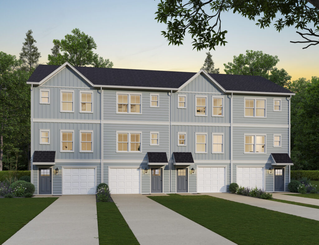 The Charlotte 500, contact Red Cedar Construction, residential product design, Sugar Creek townhome project Charlotte