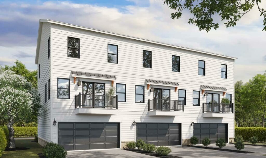 Oslo, duplex floor plan, residential plan collection, Red Cedar Construction team meeting