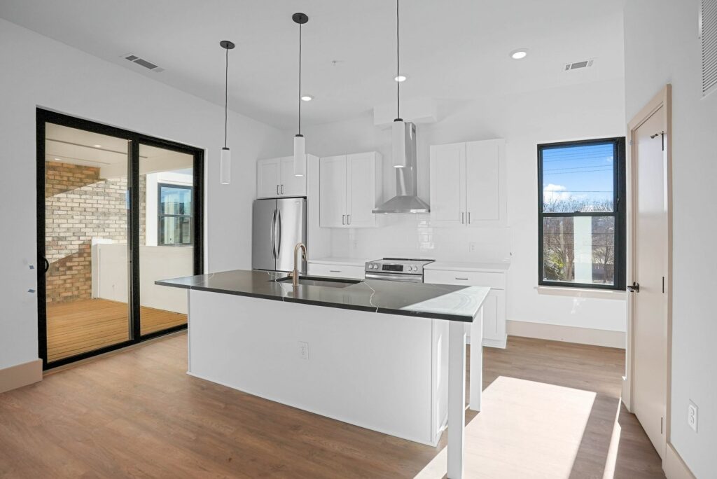 The Collection at North Tryon, vertical construction crews, Red Cedar Construction team, construction company headquarters