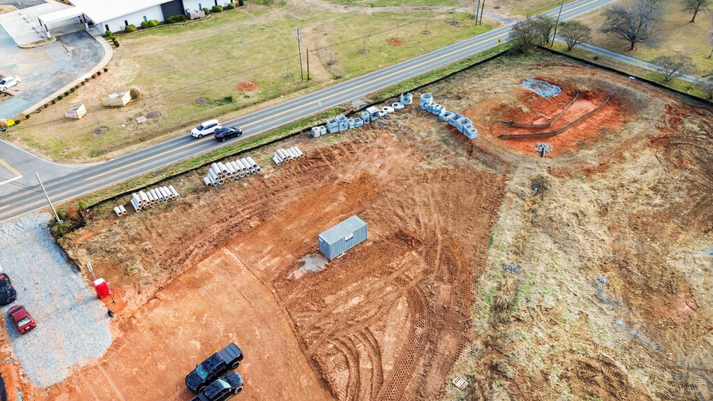 Long Farm, vertical construction, Red Cedar development team, Red Cedar Charlotte location map