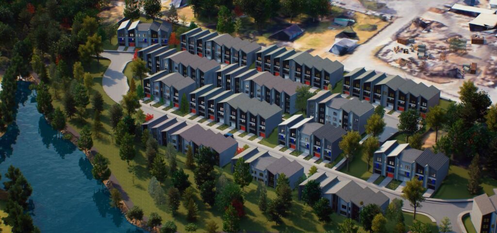 Village Grove, amenity construction, amenity design and construction, 325 East Blvd residential Charlotte