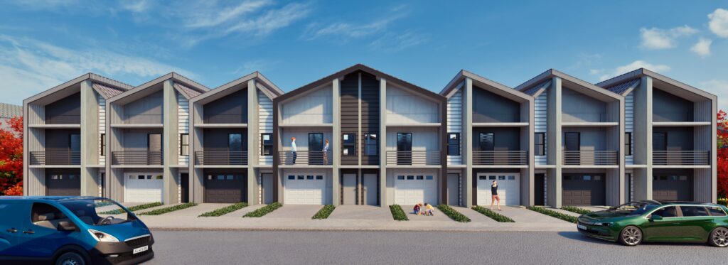 Village Grove, built-to-rent construction Charlotte, transparent construction management