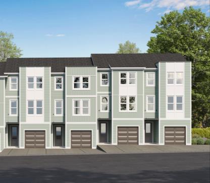 product design floor plans, residential development portfolio, Surrey Woods townhome community Charlotte